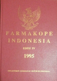 Farmakope Indonesia - Edisi IV 1995