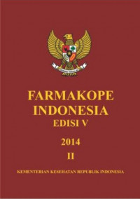 Farmakope Indonesia Edisi V 2014 - II
