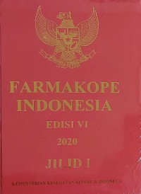 Farmakope Indonesia Edisi VI 2020 - Jilid I